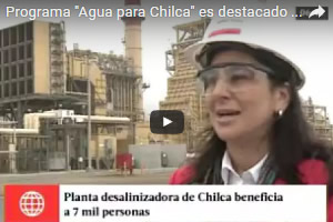 Programa "Agua para Chilca" es destacado en medio televisivo