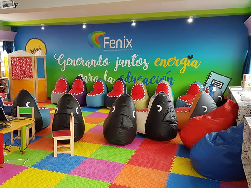 Fenix inaugura primera ludobiblioteca en Chilca